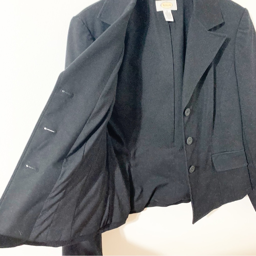 Talbots Fully Lined Button Front Classic Blazer W… - image 7